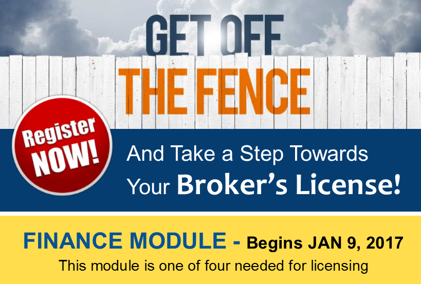 Earn Your Broker’s License in 2017! Post Thumbnail