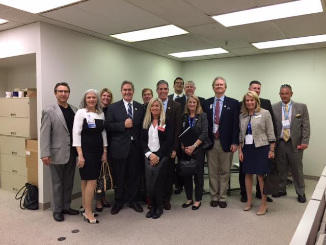 Members of DAAR's leadership meet with Delegates Randy Minchew and Tag Greason from Loudoun for REALTOR Day on the Hill.